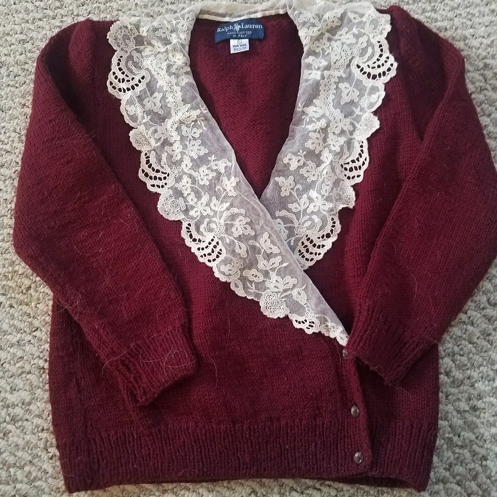 Vintage 80s Ralph lauren wool sweater